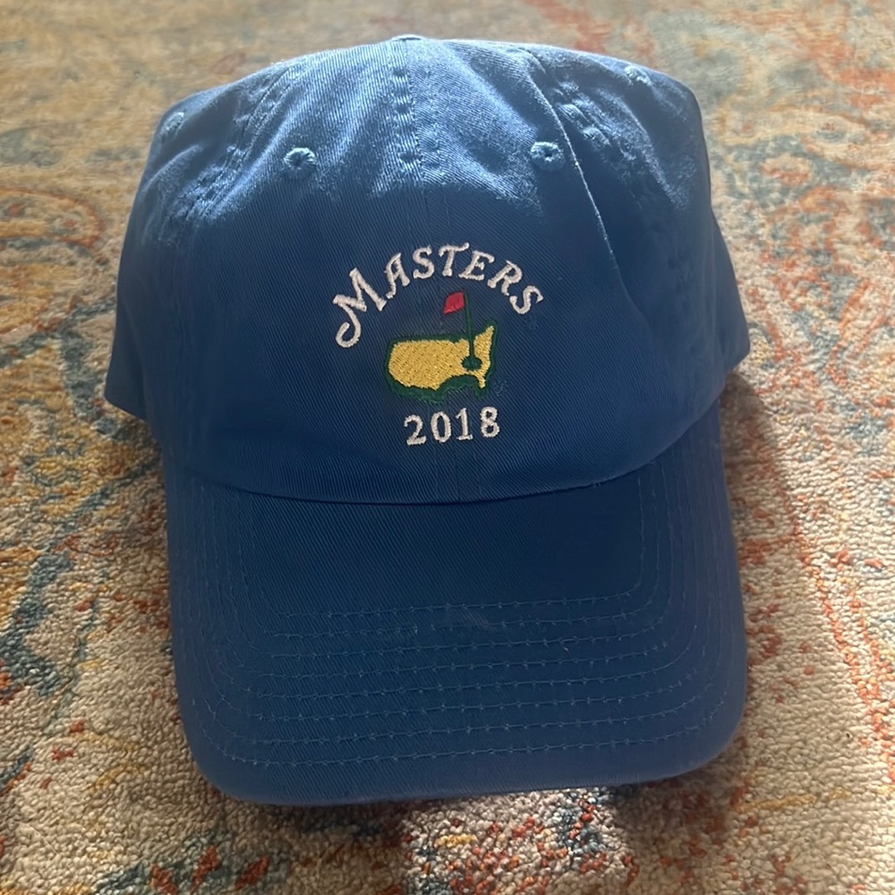 Blue 2018 golf masters hat